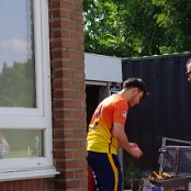 De BBQ wordt al warm